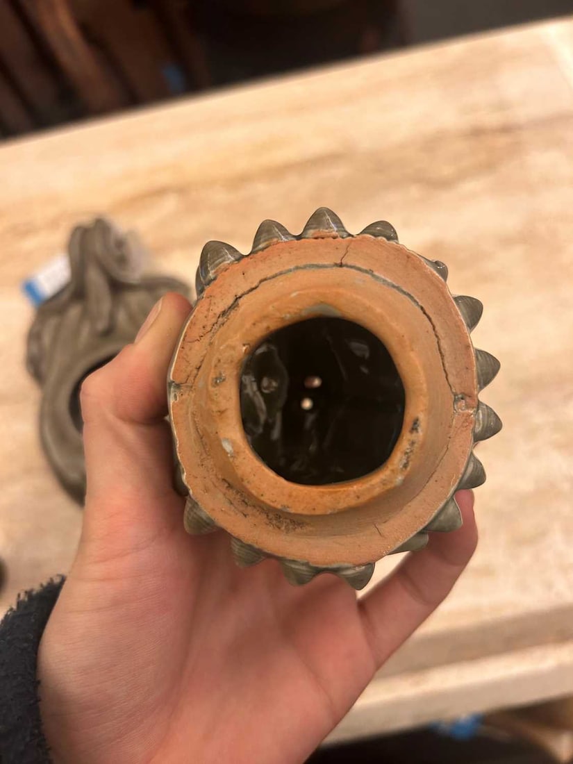 A Japanese celadon 'luduan' censer 20th century - 8