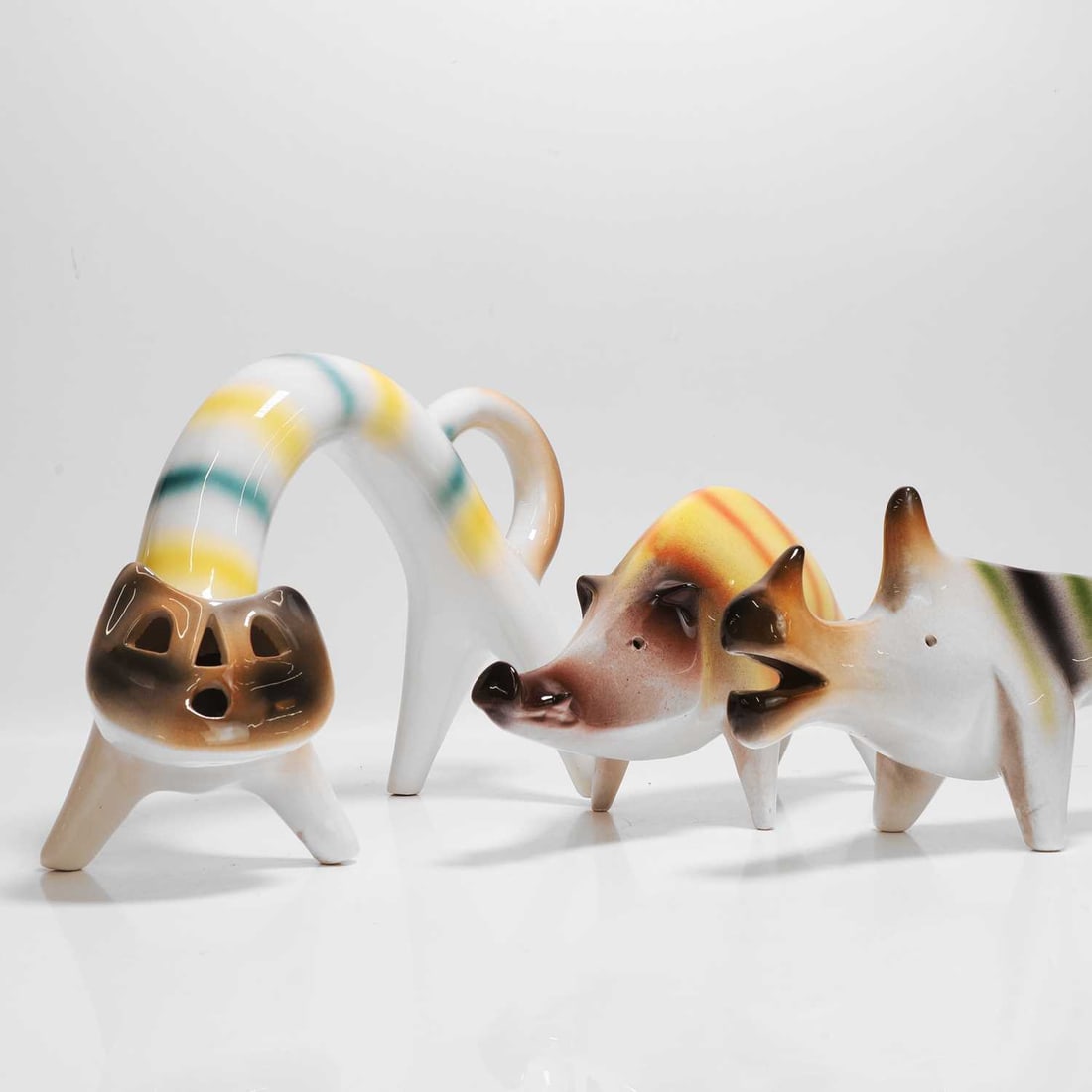 Roberto Rigon (Italian, b.1929) A cat, a rhinoceros and a boar - 2