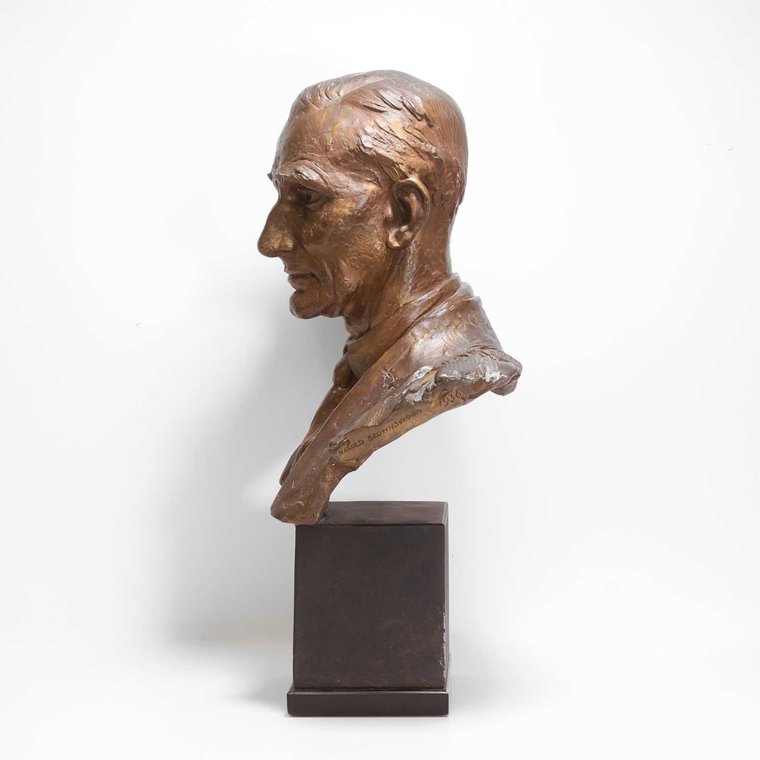 Harold Brownsword (1885-1961) A portrait bust of Edward Kerridge Esq - 5