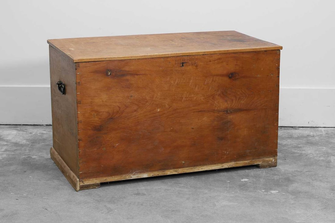 A pine chest 20th century (1 of 3)