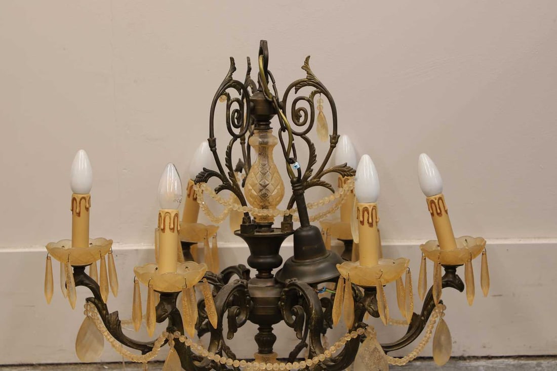 A chandelier and wall light Of modern manufacture, Spanish - 2