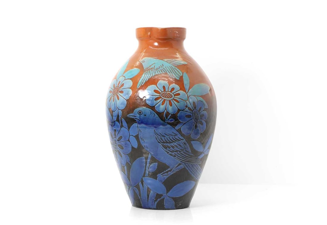 C H Brannam Pottery A large jug, dated 1889 - 2