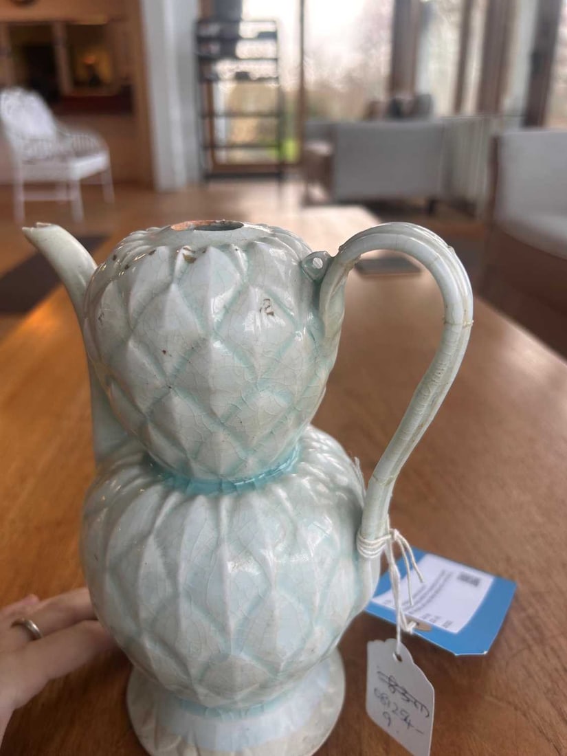 A Chinese Qingbai ware ewer and cover - 16