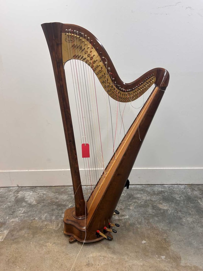 A Salvi Daphne 40 seven pedal harp, late 20th century, - 2