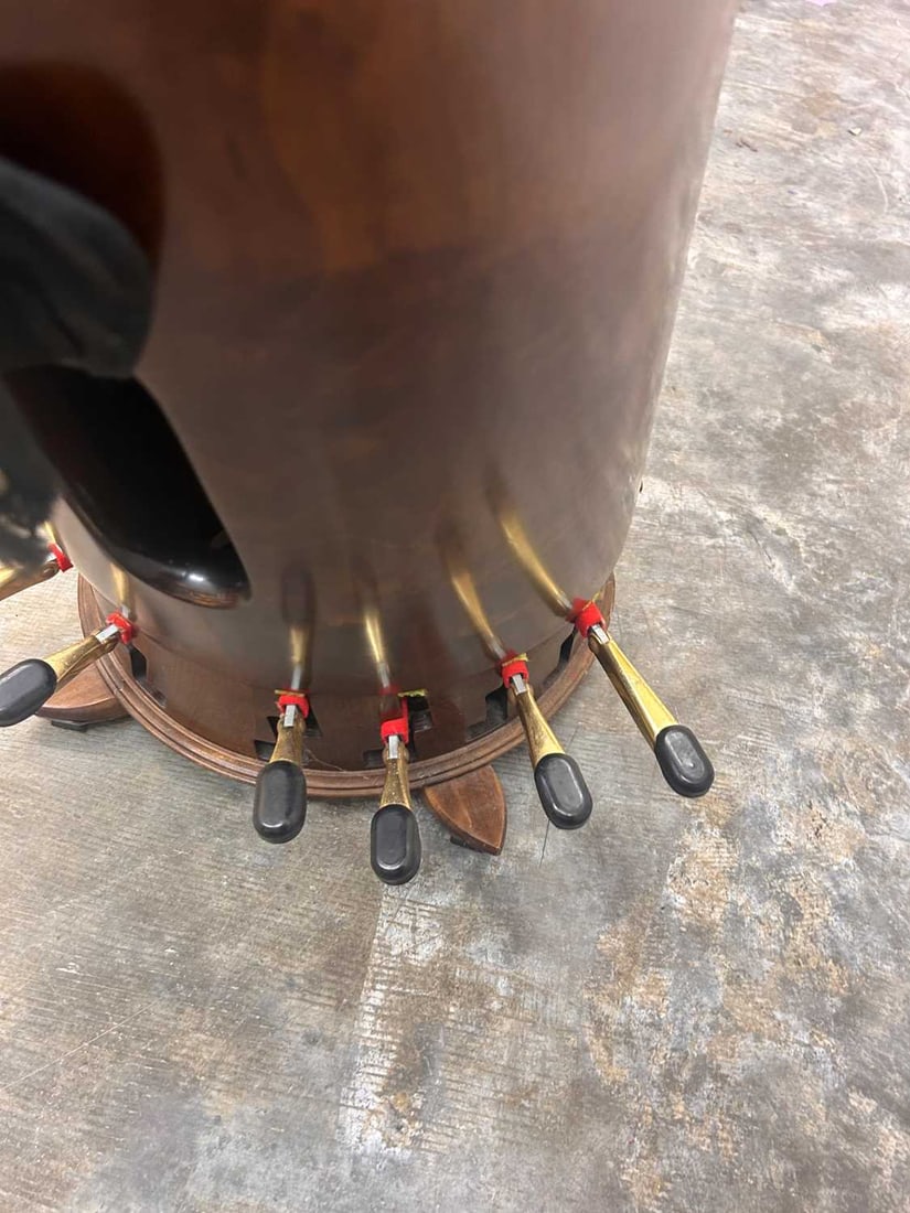 A Salvi Daphne 40 seven pedal harp, late 20th century, - 6