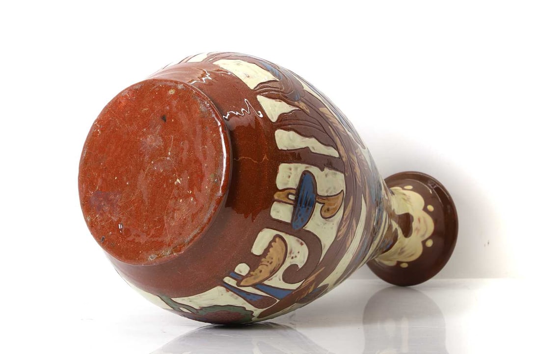 A large CH Brannam vase Circa 1890 - 2