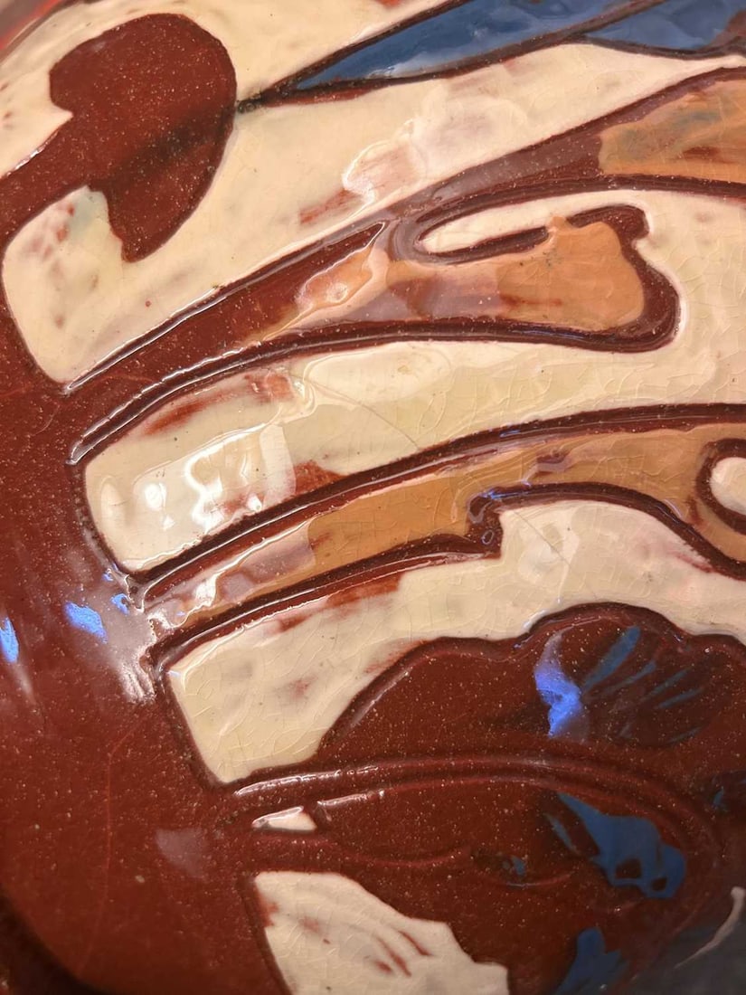 A large CH Brannam vase Circa 1890 - 3