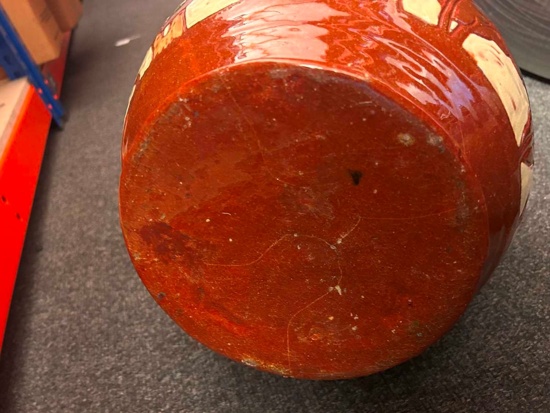 A large CH Brannam vase Circa 1890 - 4