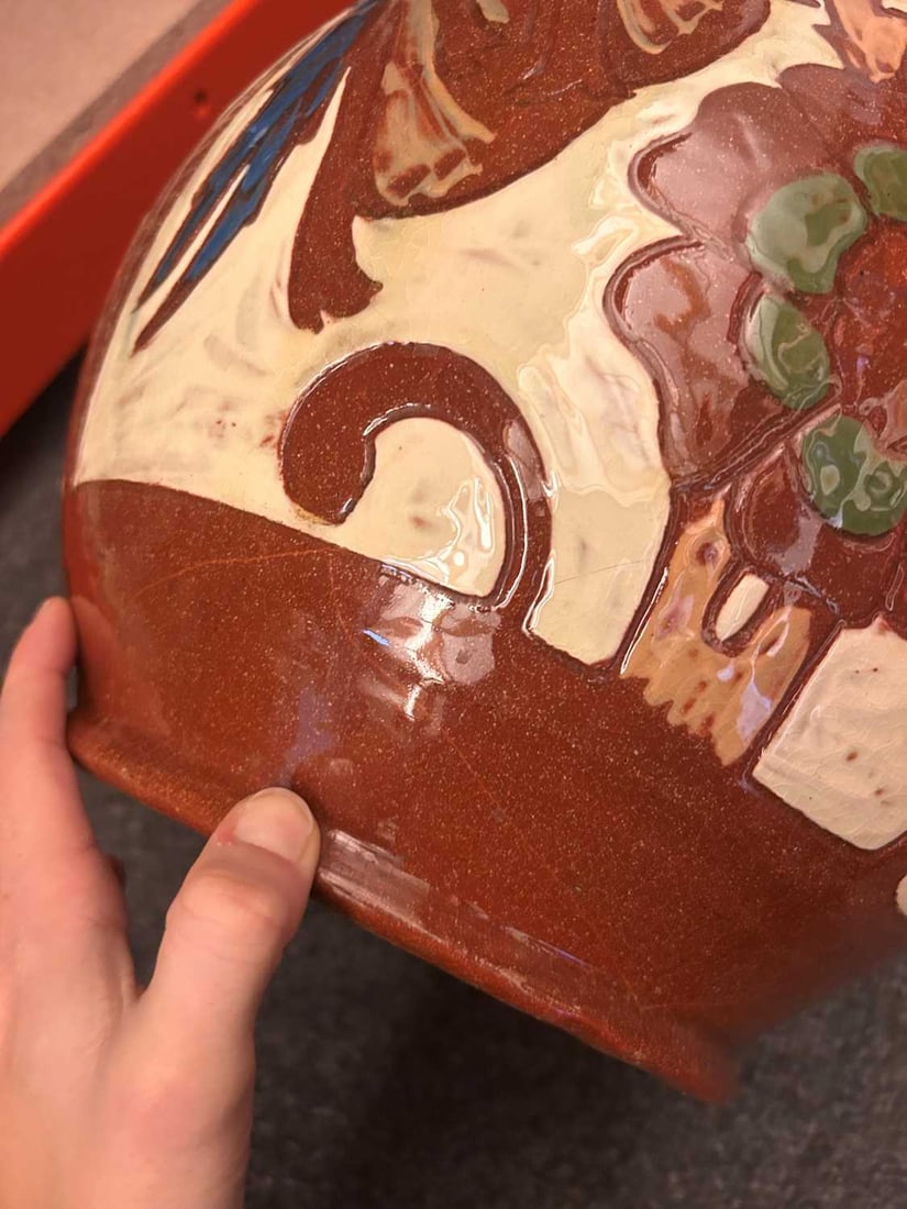 A large CH Brannam vase Circa 1890 - 7