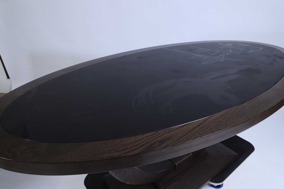 A contemporary ‘Art Deco’ style oak centre table Modern, by Wychwood Designs - 2