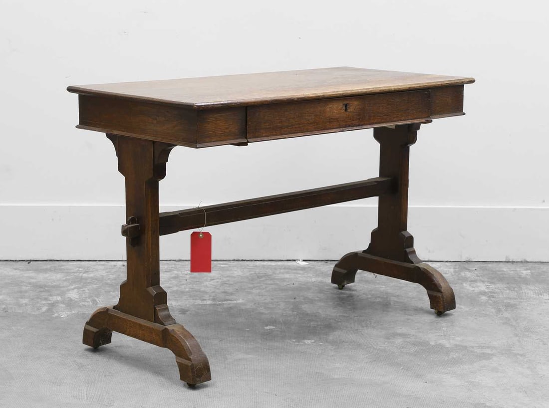 A Gothic Revival library table (1 of 2)