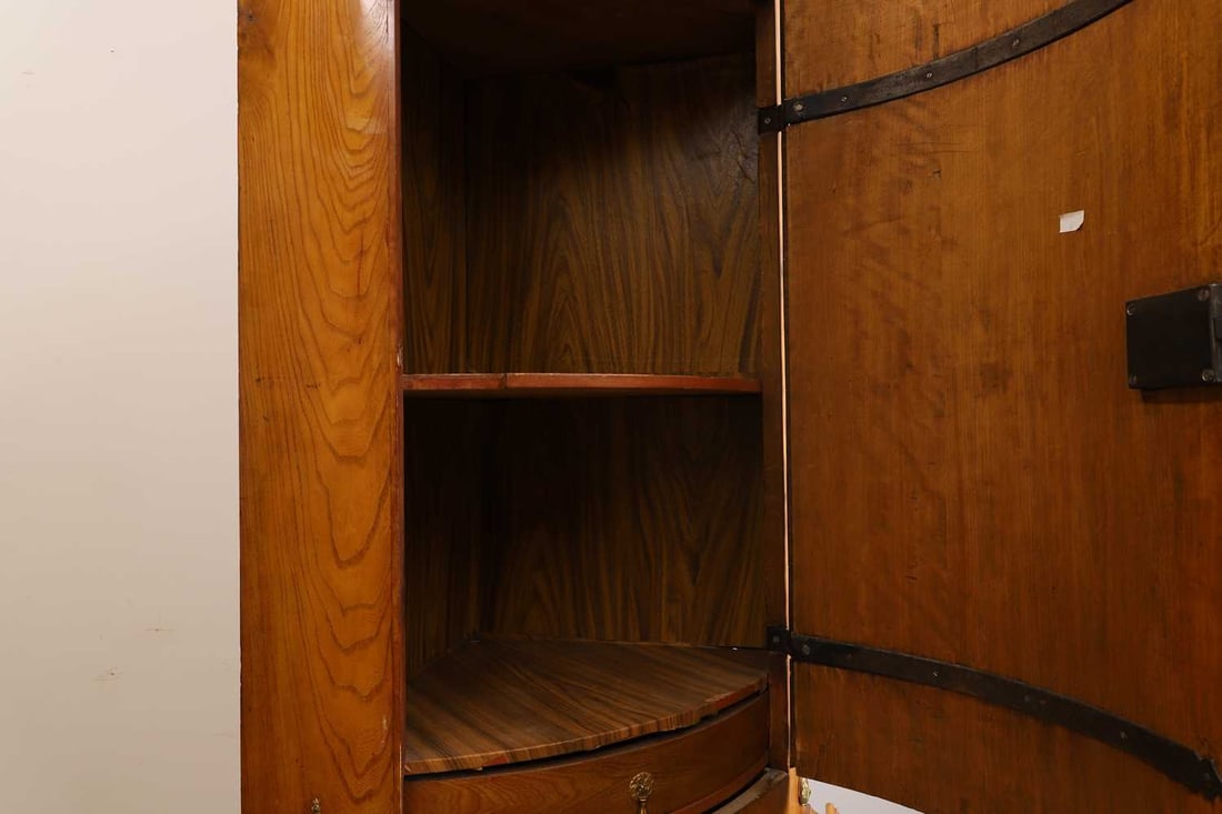 A Danish ormolu and ash standing corner cupboard 19th century - 2