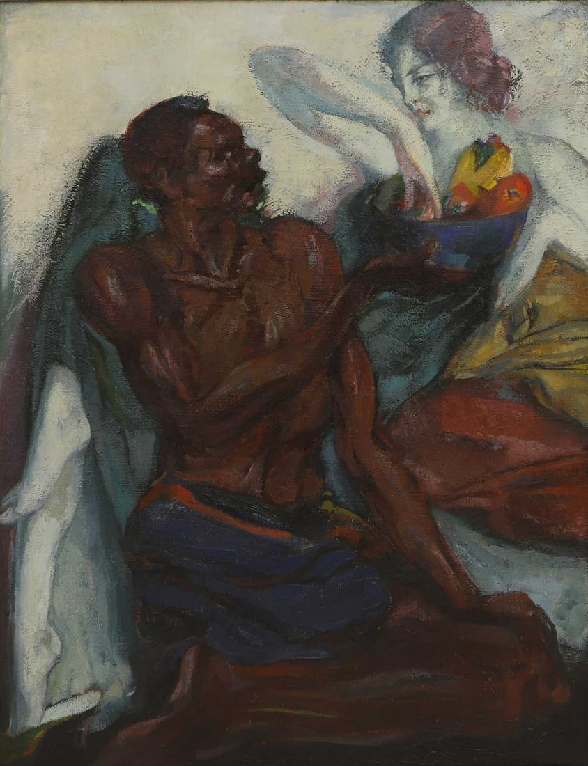 ▲ Alfred Aaron Wolmark (Polish-British, 1877-1961) 'The Offering' (1 of 4)