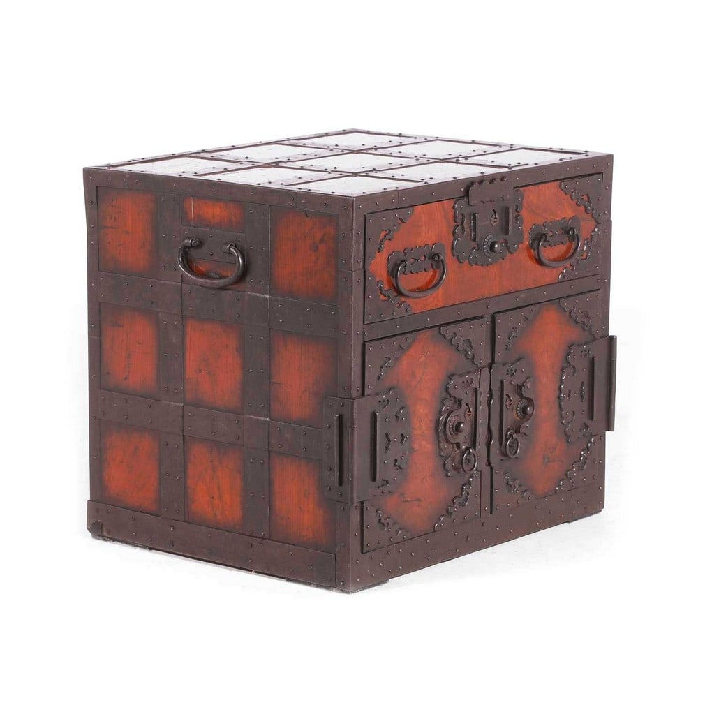 A Sendai tansu, Meiji period (1868-1912), Japanese, (1 of 6)
