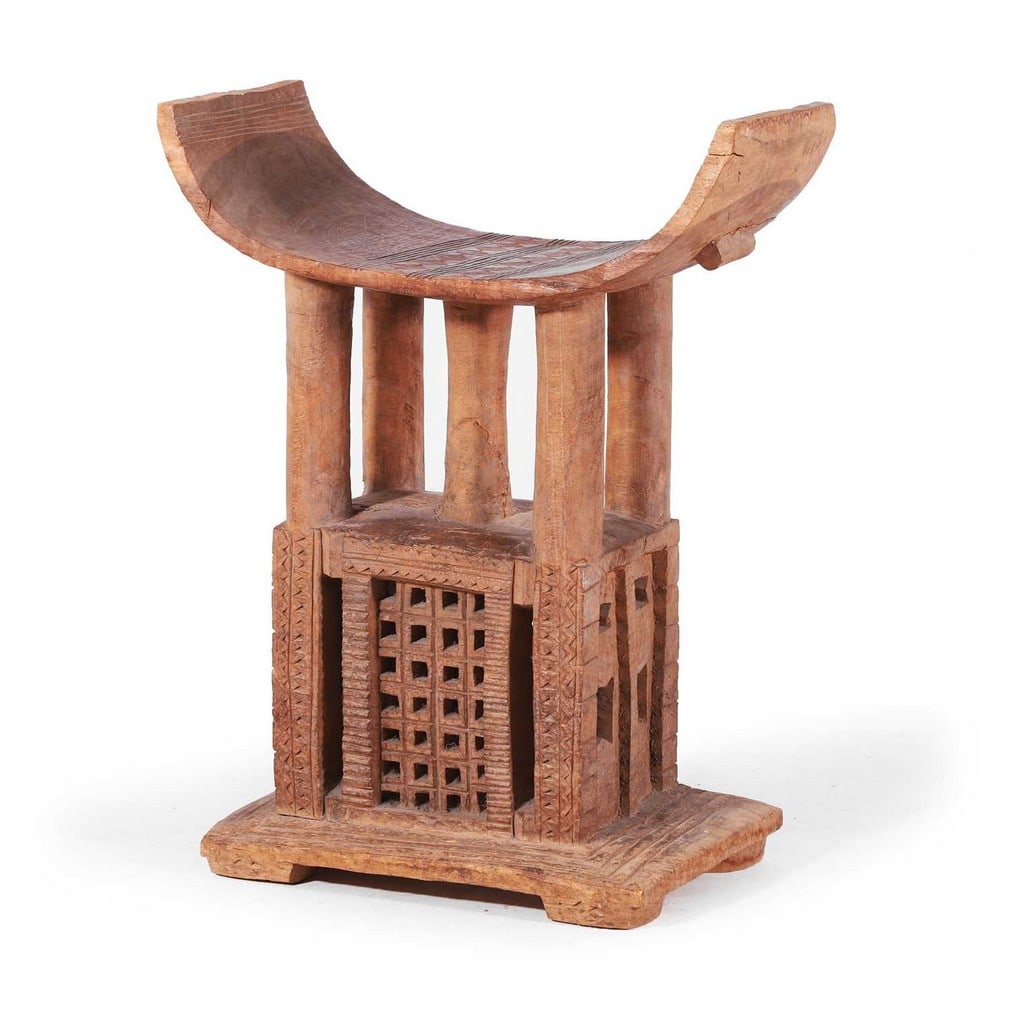 An Ashanti stool, early 20th century, Ghana, (1 of 4)