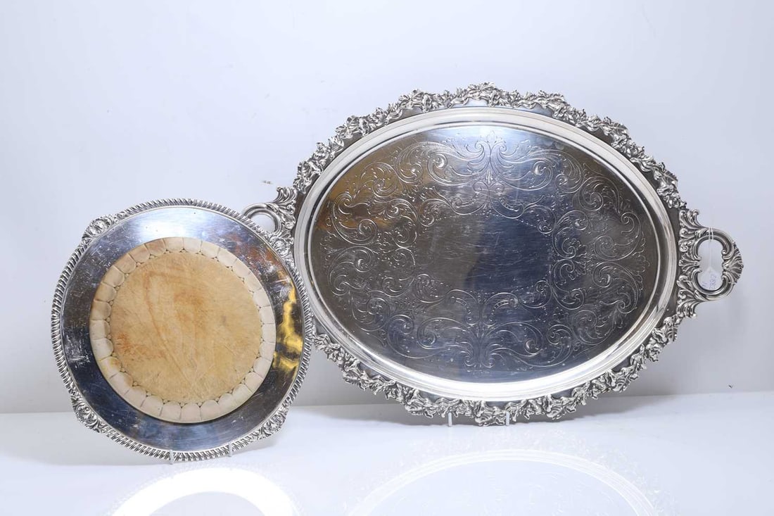 A silver plated tray (1 of 1)