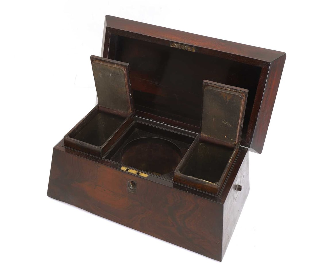 A large mahogany writing slope, Late 19th century and later - 3