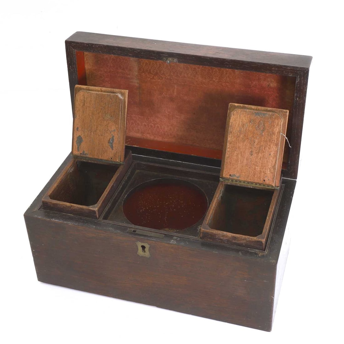 A large mahogany writing slope, Late 19th century and later - 5