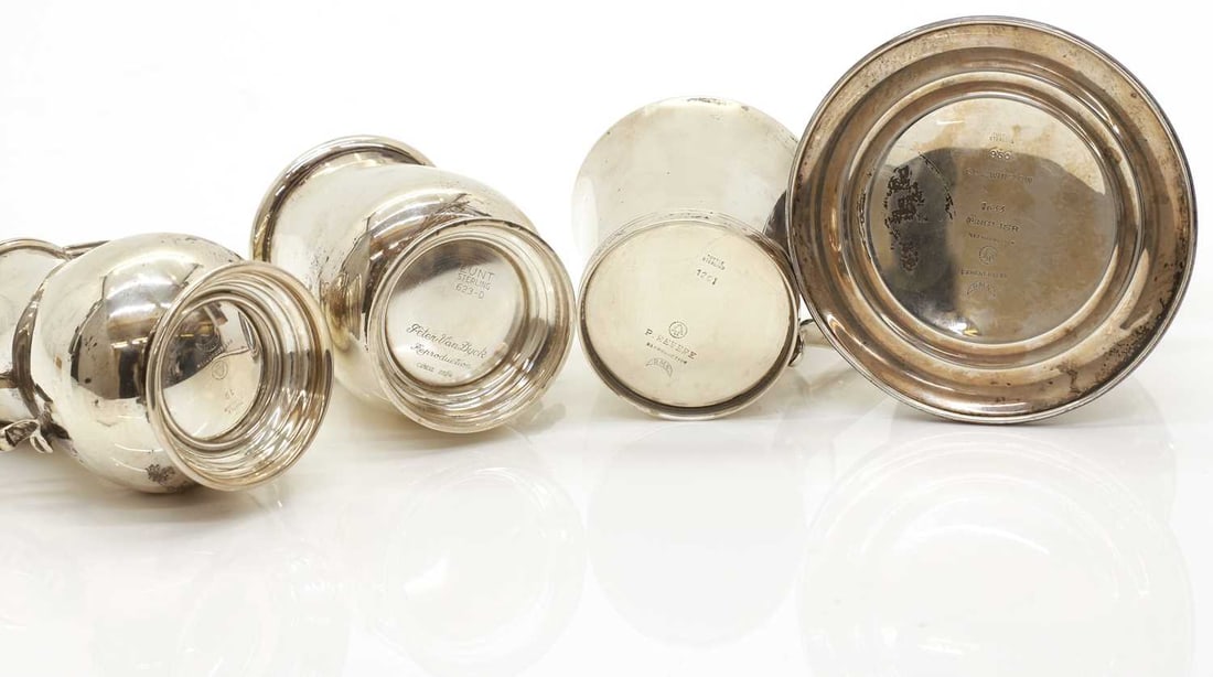 Four American sterling silver items, - 3