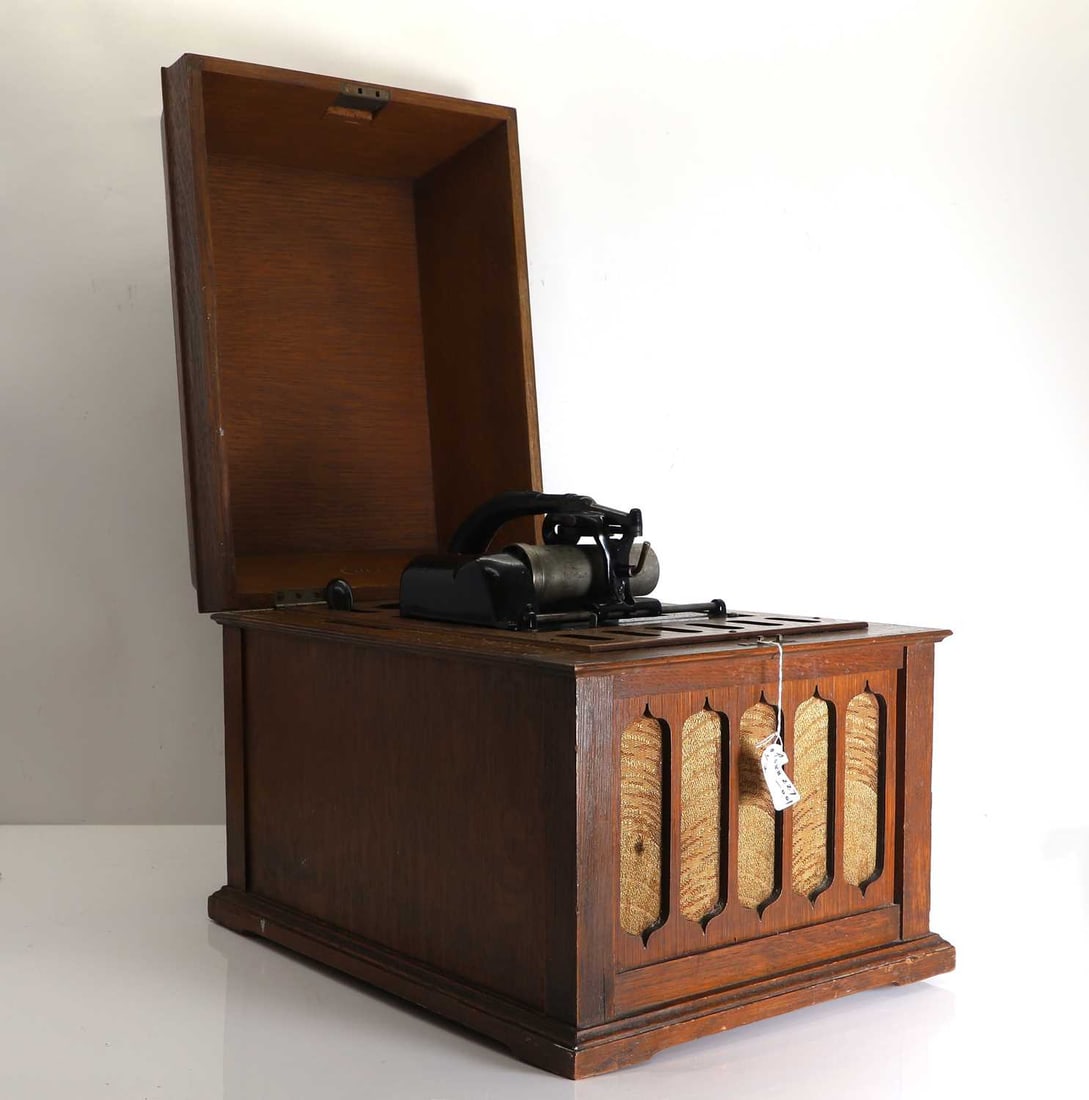 An Edison phonograph Circa early 20th century (1 of 4)