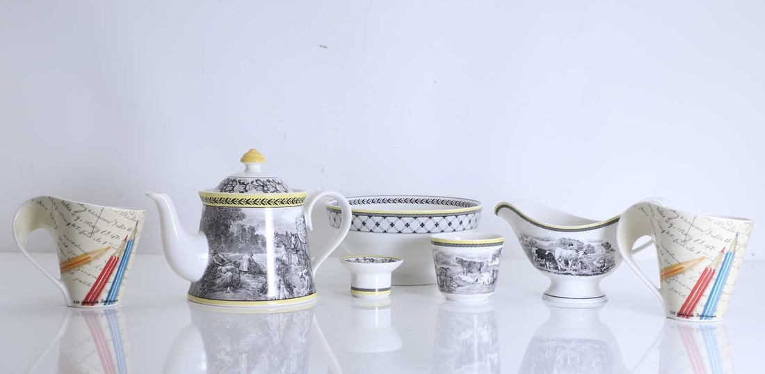 Villeroy and Boch teawares, Audun Ferme and Musical, (1 of 2)