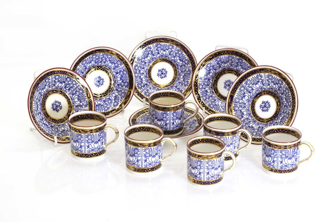 A Royal Worcester coffee service, 19th century - 3
