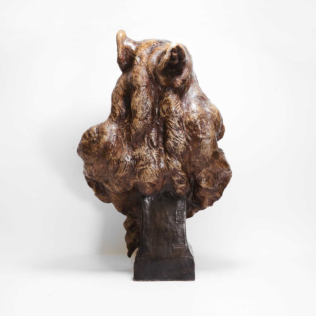 Albert-Ernest Carrier-Belleuse (French, 1824-1887) for Goldscheider A bust of a warrior woman in bea - 5