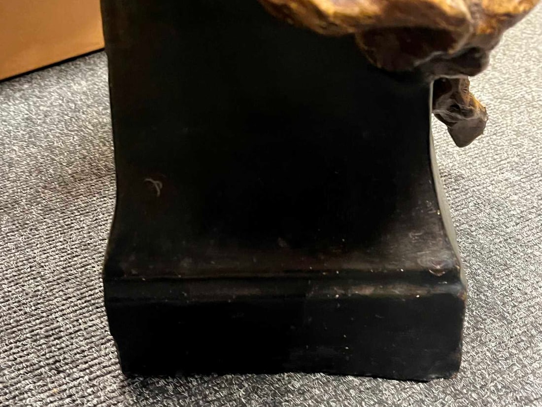 Albert-Ernest Carrier-Belleuse (French, 1824-1887) for Goldscheider A bust of a warrior woman in bea - 7