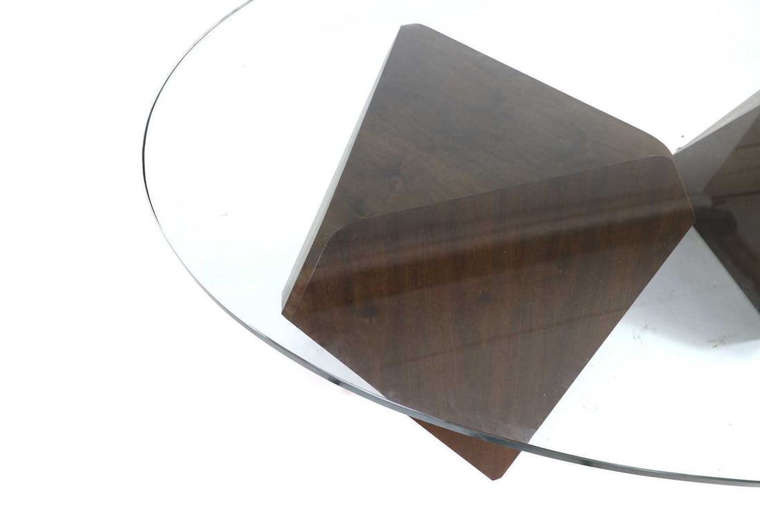 A contemporary glass topped desk 20th / 21st century - 4