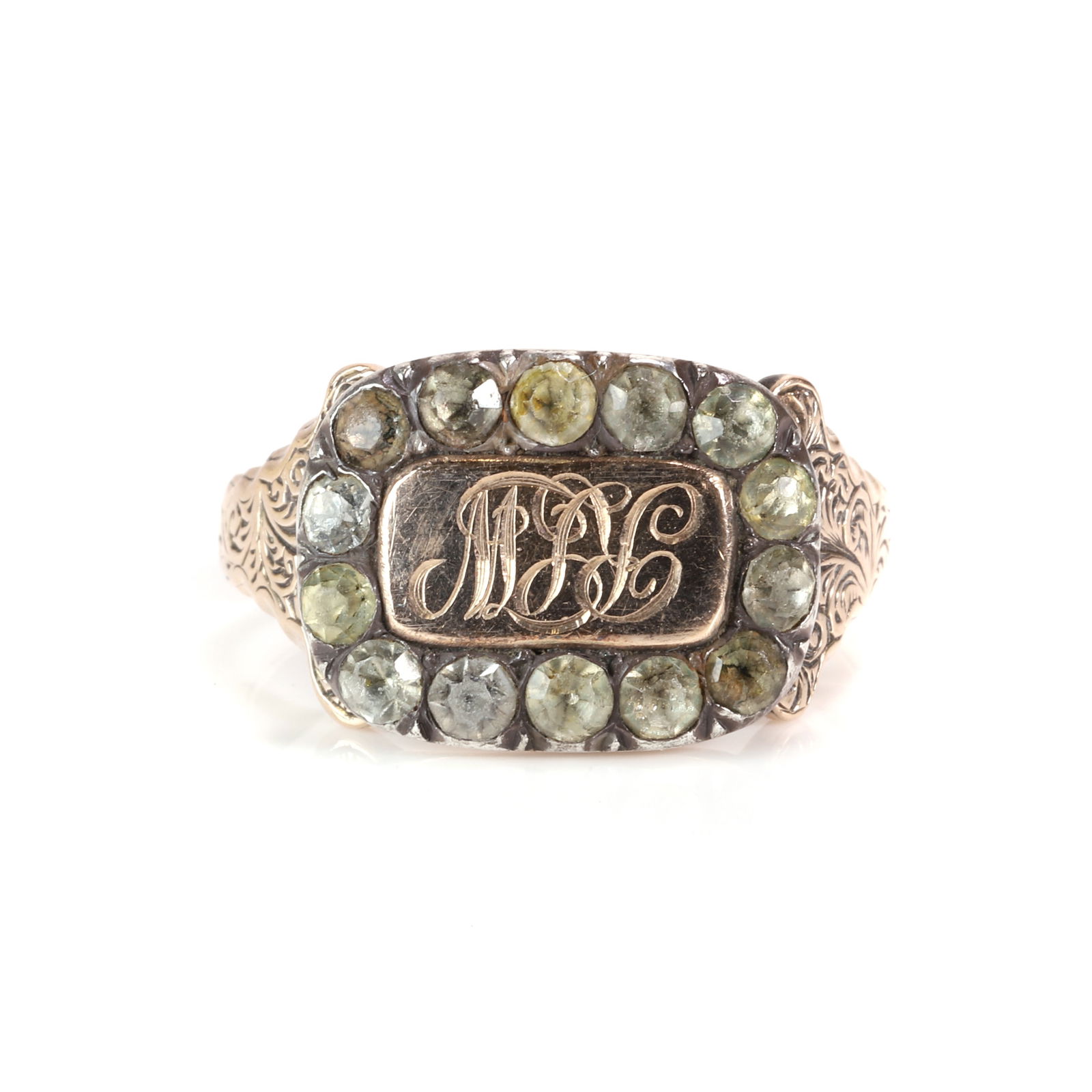 An antique mourning ring, (1 of 4)