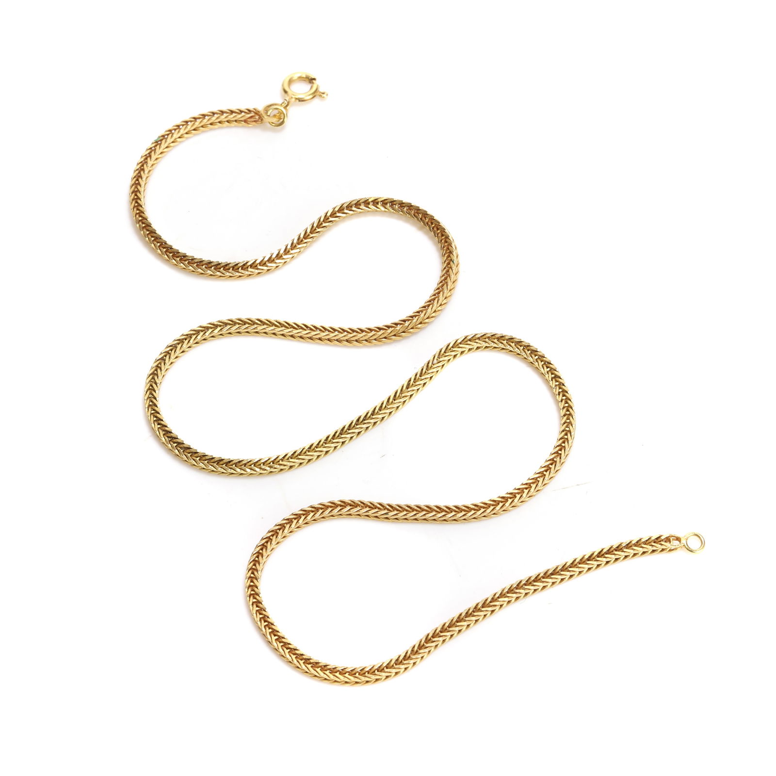 An Italian gold chain, (1 of 2)