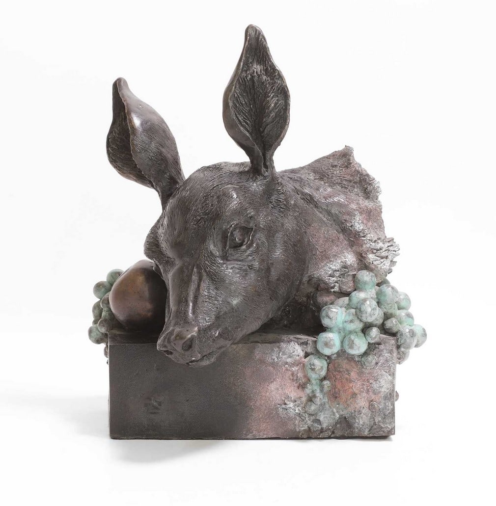 ▲ Rebecca Stevenson (British, b.1971) Head of a fawn (1 of 5)