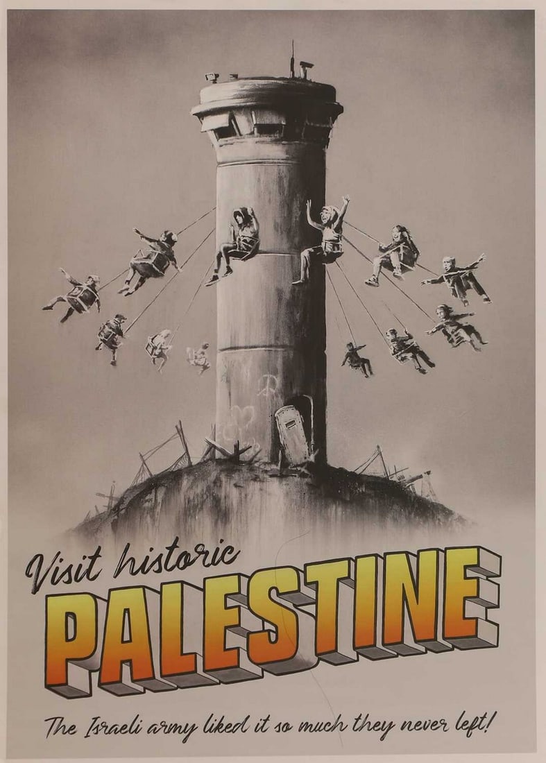 After Banksy 'Visit Historic Palestine' (1 of 1)