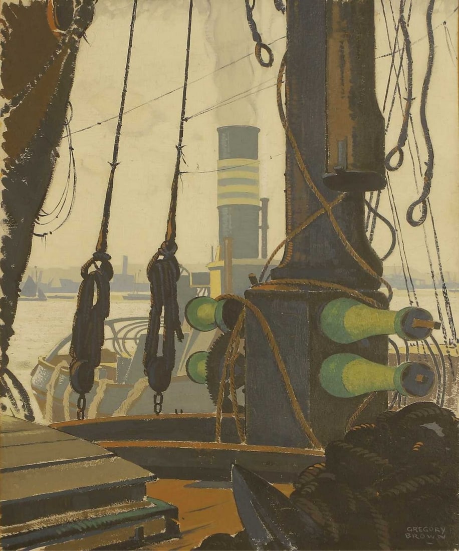 Gregory Brown (British, 1887-1941) 'Gravesend' (1 of 4)