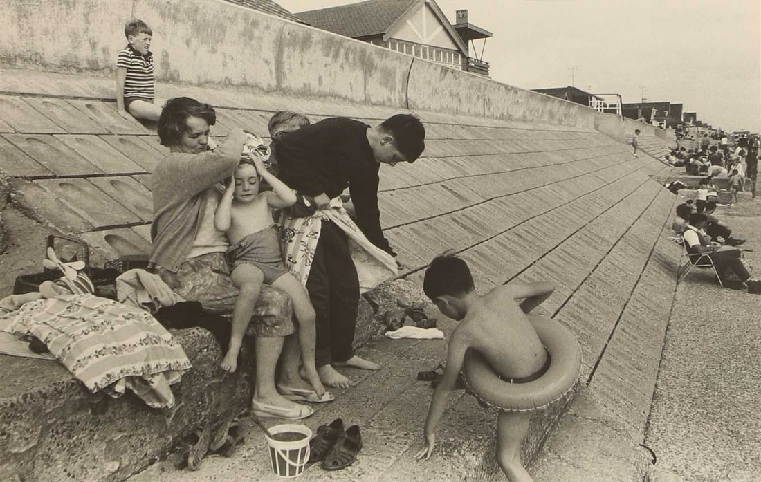 ▲ Tony Ray Jones (British, 1941-1972) Jaywick Sands, 1967 (1 of 3)