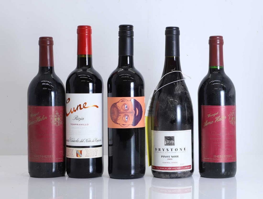 A selection of wines, - 2