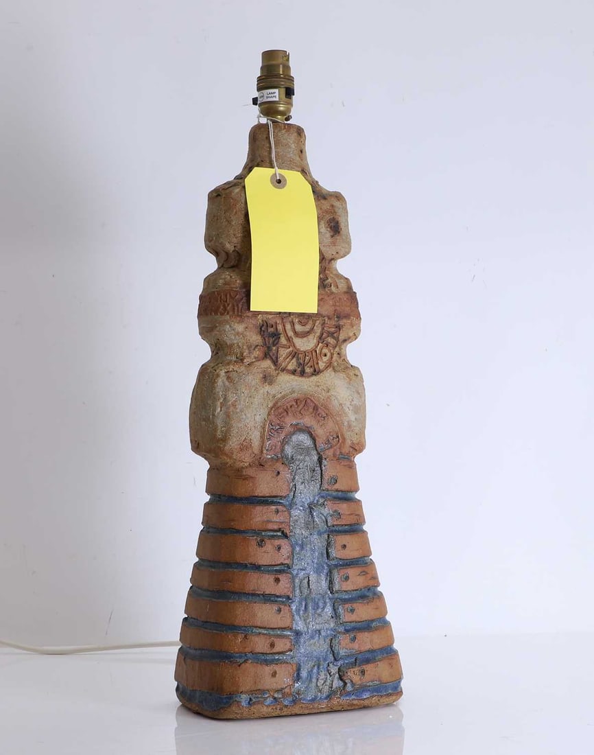 A Bernard Rooke ceramic lamp, Circa 1964, - 2