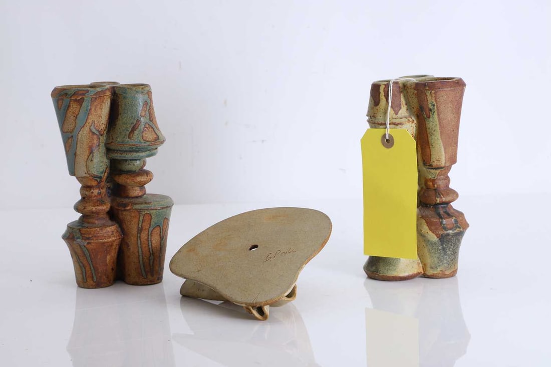 Three Bernard Rooke ceramics, - 2