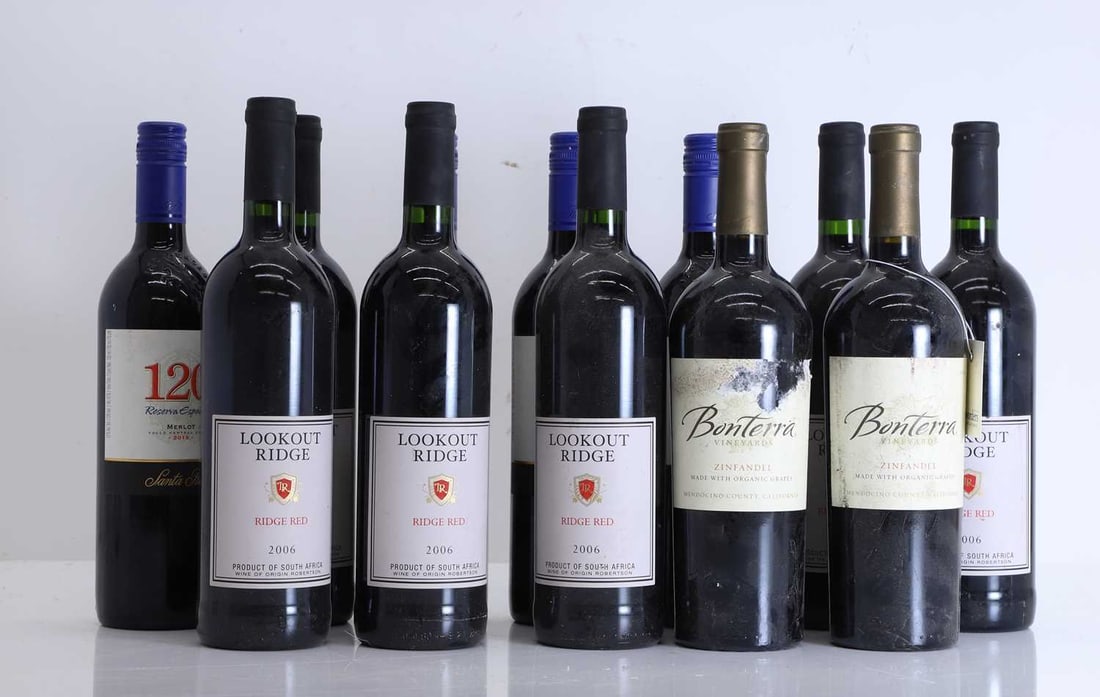 A selection of New World red wines,: A selection of New World red wines, assorted makers and vintages, as per photograph (12) Please note we cannot guarantee condition of contents or quality of storage. No returns will be accepted due