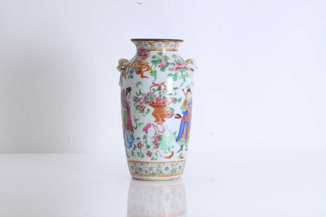 Chinese Canton vase, 20th century, - 2