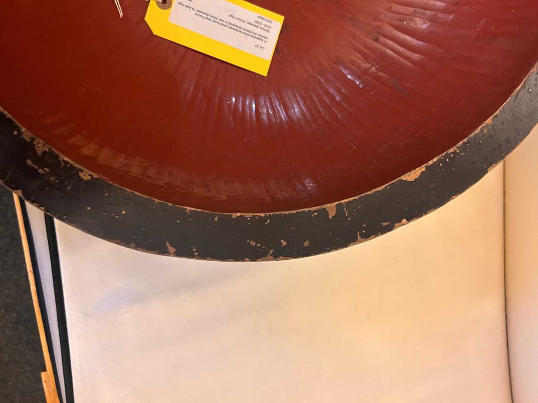 A Japanese lacquered wood soba bowl Meji Period (1868-1912) - 4