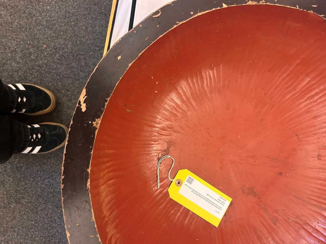 A Japanese lacquered wood soba bowl Meji Period (1868-1912) - 7