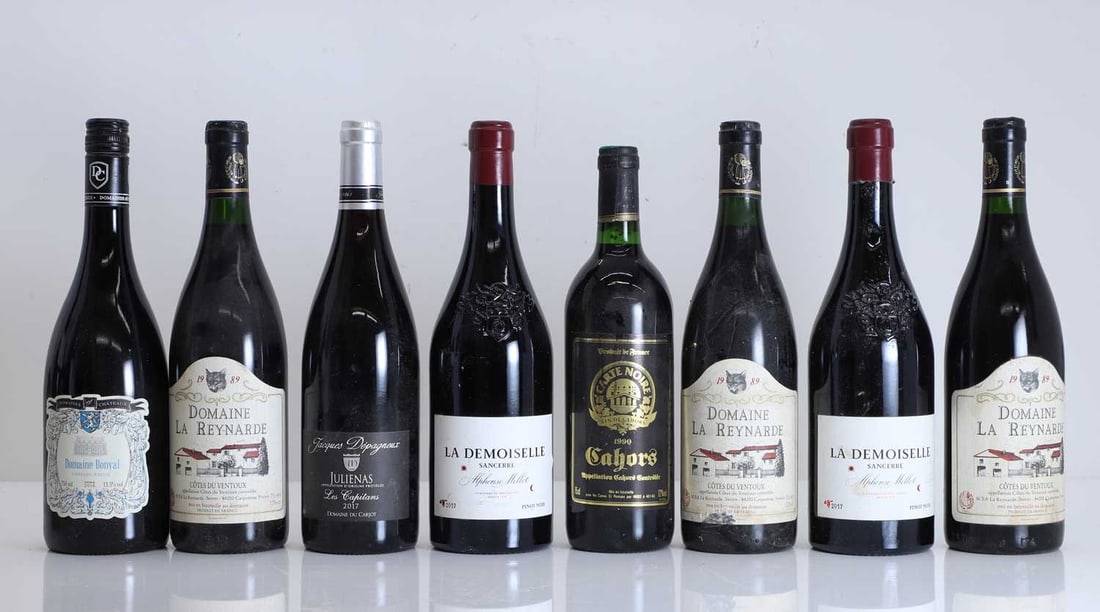 A selection of French red wines,: A selection of French red wines, assorted makers and vintages, as per photograph (12) Please note we cannot guarantee condition of contents or quality of storage. No returns will be accepted due to