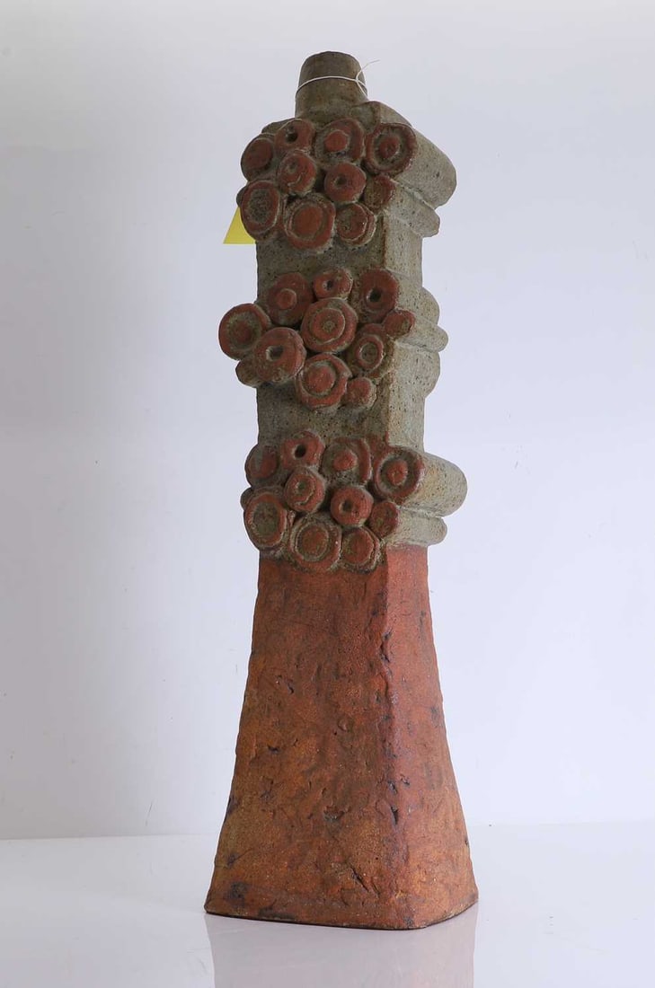 A Bernard Rooke stoneware lamp, Circa 1968, - 2