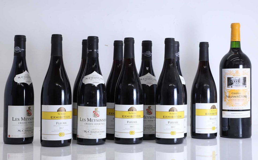 A selection of French red wines,: A selection of French red wines, assorted makers and vintages, as per photograph (11 bottles and 1 Magnum) Please note we cannot guarantee condition of contents or quality of storage. No returns