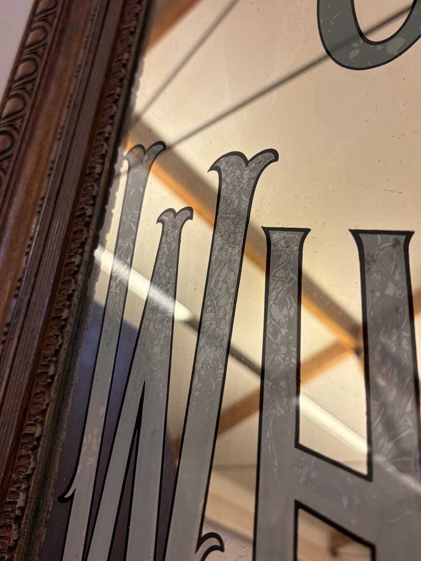 A large tavern John Dewar whisky mirror, Early 20th century, - 10