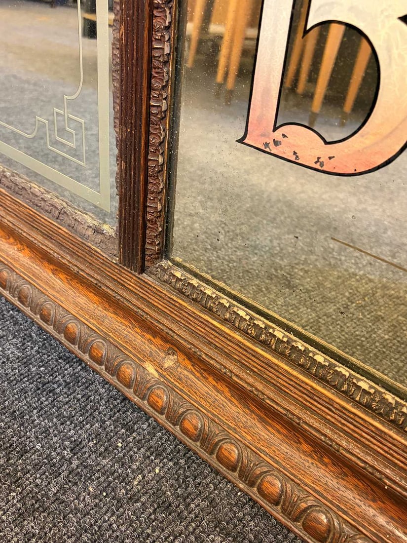 A large tavern John Dewar whisky mirror, Early 20th century, - 5