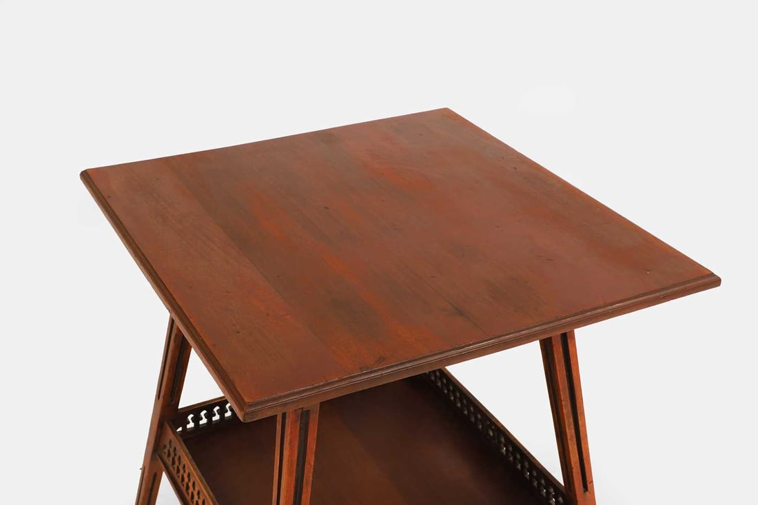 An Arts and Crafts fruitwood low table, Early 20th century, - 4