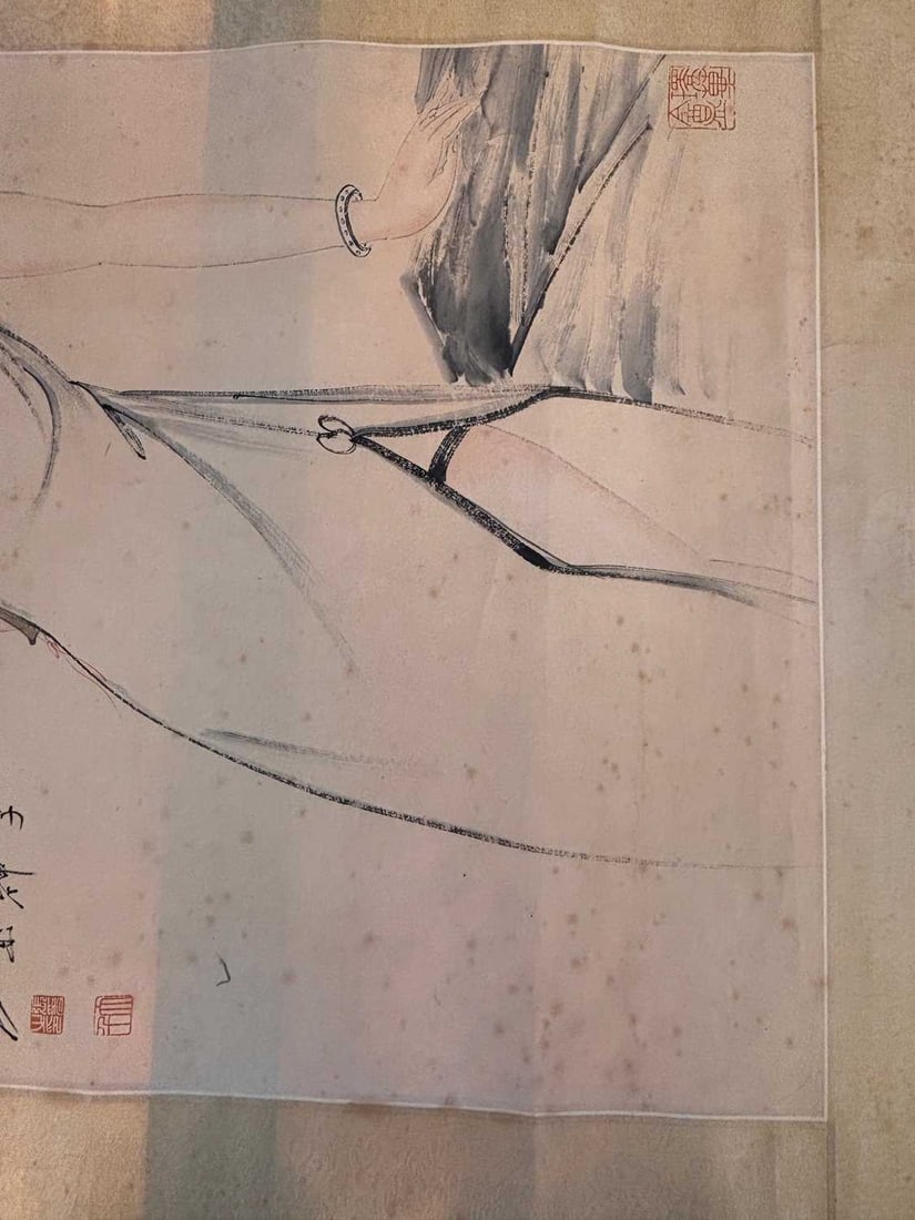 A hanging scroll Chinese - 5