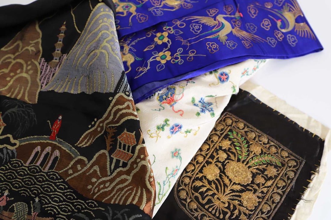 A collection of textiles, 20th century, Chinese, - 2